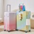 2023 New Explosive Gradient Luggage Multi functional Trolley Box for Girls with Ultra High Beauty Password Box 20 inches