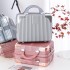 Handheld small suitcase new makeup bag 14 inch cute small lightweight password lock leather case 16 inch travel suitcase