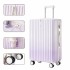 New gradient color luggage for women with high looks, luggage for men with large capacity, student password box, travel 24 inch suitcase