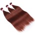 Reddish Brown body bundle 4x4 closure human hair