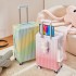 2023 New Explosive Gradient Luggage with Super High Beauty Goddess Multi functional Trolley Box Silent Wheels 24 inches