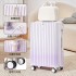 2023 New Explosive Gradient Luggage Multi functional Trolley Box for Girls with Ultra High Beauty Password Box 20 inches