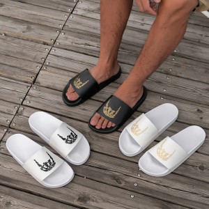 Cross border popular internet celebrity trendy game, cool slippers for couples, summer outdoor, indoor, poop like sandals