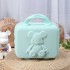 Violent Bear Graffiti Luggage Female 14 inch Small Makeup Box 2022 New Password Box Lightweight Mini Storage Box