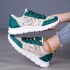 Ins new versatile mesh sequin sports women's shoes, spring and summer hollow fashion lace up lightweight casual shoes