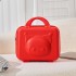 Cartoon candy colored suitcase for women, 14 inch portable makeup bag, cute, large capacity, mini, portable, mother and child box for students