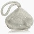 Top selling cross-border women's bag, high-end triangular diamond bag, shell dinner bag, sparkling women's handbag, handbags