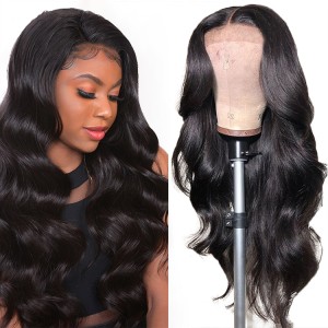 Real Hair Wig Glueless Wig Front Lace Non Glued Headset Wear and Go Human Hair