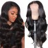 Real Hair Wig Glueless Wig Front Lace Non Glued Headset Wear and Go Human Hair