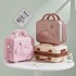 Handheld luggage, women's 14 inch makeup box, small travel suitcase, lightweight and cute anime 3D rabbit password luggage