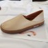 Flat Women's Shoes 2023 Spring New Single Shoes New Autumn Solid Color