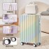 2023 New Explosive Gradient Luggage Multi functional Trolley Box for Girls with Ultra High Beauty Password Box 20 inches