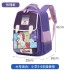 New children's backpacks for boys and girls, made of dinosaur PU leather with large capacity, lightweight and reduced weight, designed for spine protection, wholesale for elementary school students