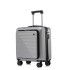 2022 new front opening luggage compartment 18 inch lightweight small travel suitcase for women, computer, and men