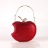 Cross border women's handbag popular handbag Apple bag Mini evening bag High gloss diamond studded chain bag Cluth