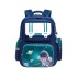 New cartoon backpack for elementary school students, large capacity, lightweight backpack for first and sixth grade, children's spine protection and weight reduction backpack