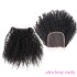 Transparent mesh full hand hook front lace real hair wig hair block 4 * 4 lace closure human hair