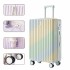 New gradient color luggage for women with high looks, luggage for men with large capacity, student password box, travel 24 inch suitcase