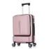 2019 New Front Opening Trolley Case for Women, 20 inch Men's Business Boarding Case, Luggage Compartment, Universal Wheels