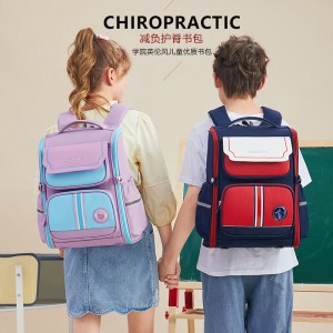 Wholesale of popular elementary school backpacks for first and second grade boys and girls in grades 3-4, 5-6, lightweight and load reducing spine protection backpacks