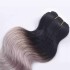 Hair extensions for human hair and wig 1b/light gray hair extensions for body waves