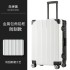 New trendy suitcase with aluminum frame, travel box, universal wheels, 20 female and male students, 24 password leather box, 28 inches