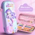 Primary school students' pencil case wholesale, girls' internet famous 3D pencil case, children's creative large capacity multifunctional stationery box