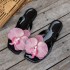 Butterfly orchid flip flops, crystal slippers, fairy bow purchasing, wholesale of cool slippers, summer women's jelly shoes, and more