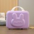 Cartoon Rabbit Password Handheld Box Small Luggage Box Women's Cosmetics Storage Luggage Small and Lightweight 14 inch Travel Box