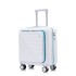 2022 new front opening luggage compartment 18 inch lightweight small travel suitcase for women, computer, and men