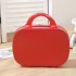 Color blocking portable suitcase, women's small makeup box, convenient 14 inch travel password box, lightweight mini storage bag