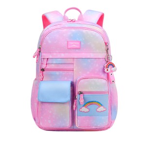 Wholesale refrigerator style backpacks for elementary school students, popular backpacks for children in grades one and six, lightweight and spine protecting backpacks for girls