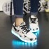 Colorful luminous shoes, luminous shoes, fluorescent shoes, couple style LED lighting shoes, Korean version men's and women's board shoes, USB charging wholesale