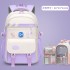 New high-capacity backpack for girls, reducing the burden on primary school students in sixth grade, spine protection backpack for junior high school students, refrigerator backpack