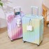 2023 New Gradient Trendy Color Luggage for Women with High Beauty, Pull up Luggage for Men with Large Capacity, Student Password Box, Travel 24 inches