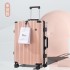 2023 New Explosive Luggage Cute Girl Travel Luggage College Student Universal Wheel Multi functional Trolley Case 24