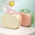 Color blocking portable suitcase, women's small makeup box, convenient 14 inch travel password box, lightweight mini storage bag