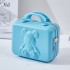 Violent Bear Graffiti Luggage Female 14 inch Small Makeup Box 2022 New Password Box Lightweight Mini Storage Box