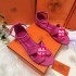 H Home's new dopamine color scheme simple and fashionable slippers, the same versatile flat sandals as European and American internet celebrities, Sandals