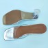 Women's Slippers 2024 High Wheels PVC High Heels Summer Sandals Women's Outerwear Large Size