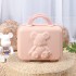 Violent Bear Graffiti Luggage Female 14 inch Small Makeup Box 2022 New Password Box Lightweight Mini Storage Box