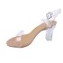 Women's 2024 Summer New Strap High Heel Sandals with Thick Heel PVC European and American Large Women's Heels41-42