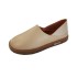 Flat Women's Shoes 2023 Spring New Single Shoes New Autumn Solid Color