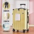 2023 New Explosive Luggage Cute Girl Travel Luggage College Student Universal Wheel Multi functional Trolley Case 24