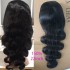 4x4 body closure wigs, front lace real hair wig, full top headband, Lace frontal wig