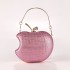 Cross border women's handbag popular handbag Apple bag Mini evening bag High gloss diamond studded chain bag Cluth