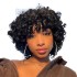 Double drawn bang wig mechanism short hair set, human hair, African wig, Funmihuman hair