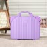 Small and lightweight luggage for women, 14 inch mini student storage and makeup box, portable and easy to carry, with a large capacity