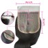 T-shaped lace mechanism hair block 4 * 4 small T hair block real hair wig hand woven distribution block natural color can be perm dyed