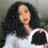 Funmi Bouncy Curly Wave Human Hair Bundles Real Hair Wig Hair Curtain